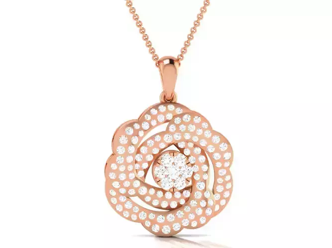 Diamond Pendant 3dm render details