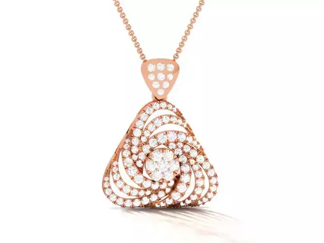 Diamond Pendant 3dm render details