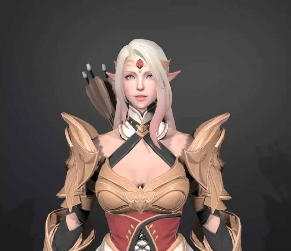 claire scarlet vollet 3D model