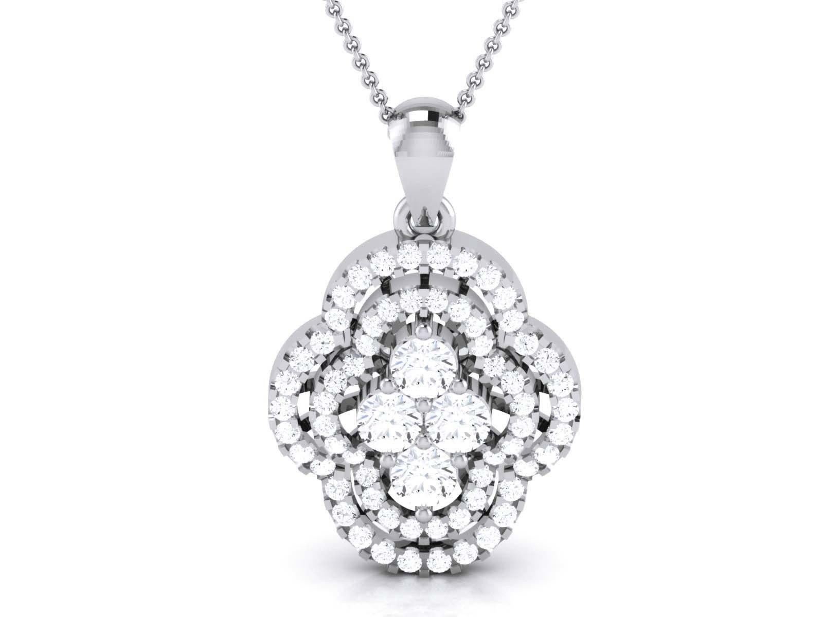 Diamond Pendant 3dm render details 3D print model_3