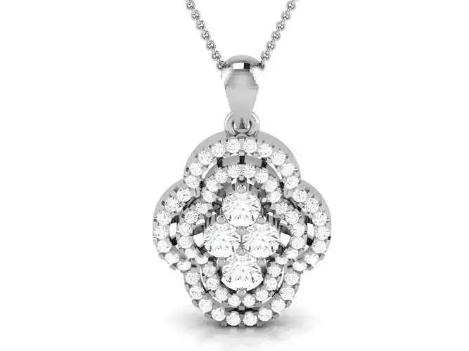 Diamond Pendant 3dm render details