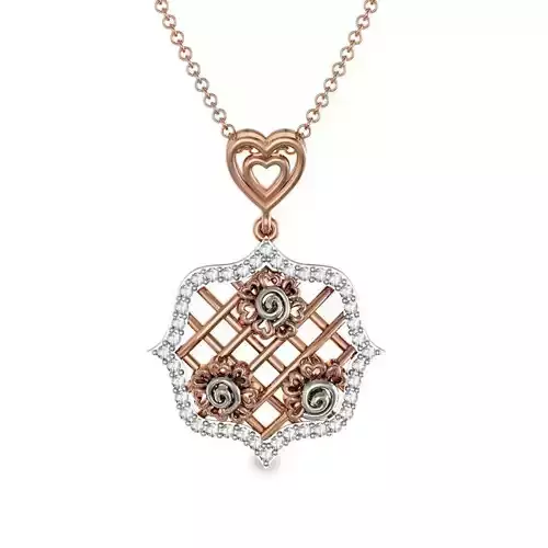 Diamond Pendant 3dm render details