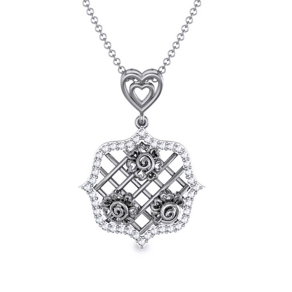 Diamond Pendant 3dm render details 3D print model_8