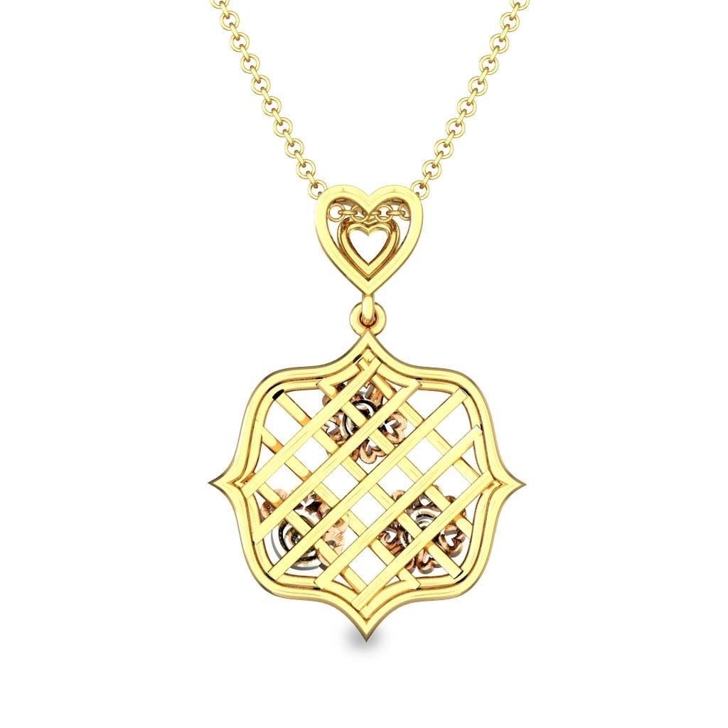 Diamond Pendant 3dm render details 3D print model_5