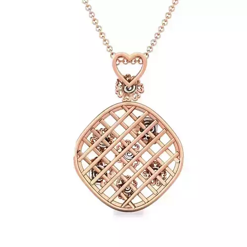 Diamond Pendant 3dm render details