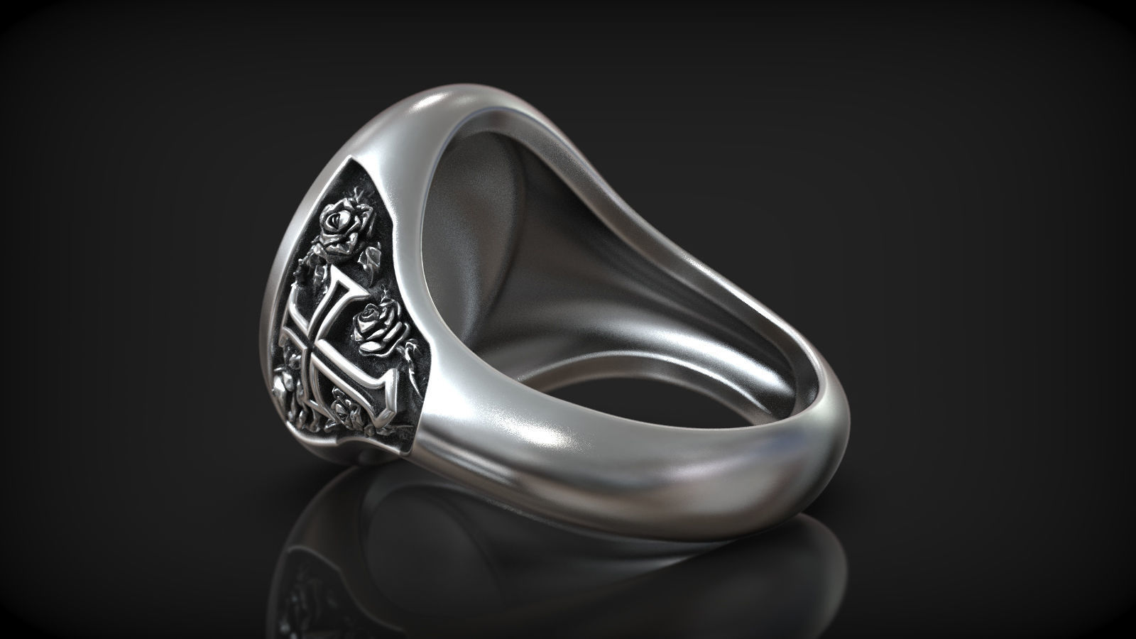 Abraxas Secretum Templi Knight Templar Mystique Symbols Signet 3D print model_4