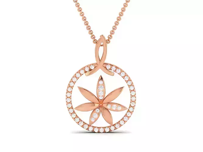 Diamond Pendant 3dm render details