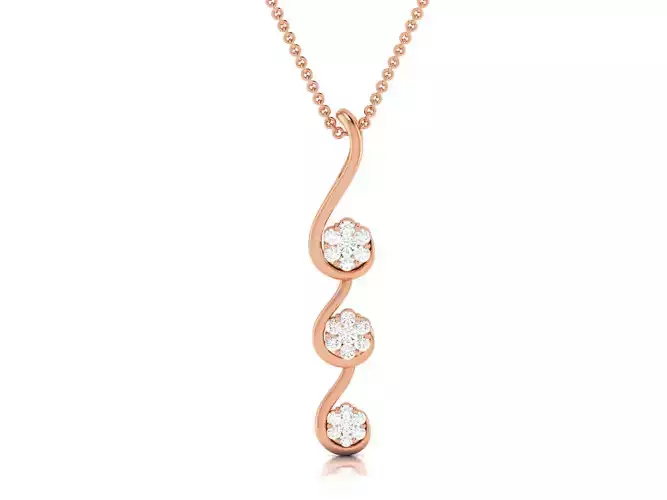 Diamond Pendant 3dm render details