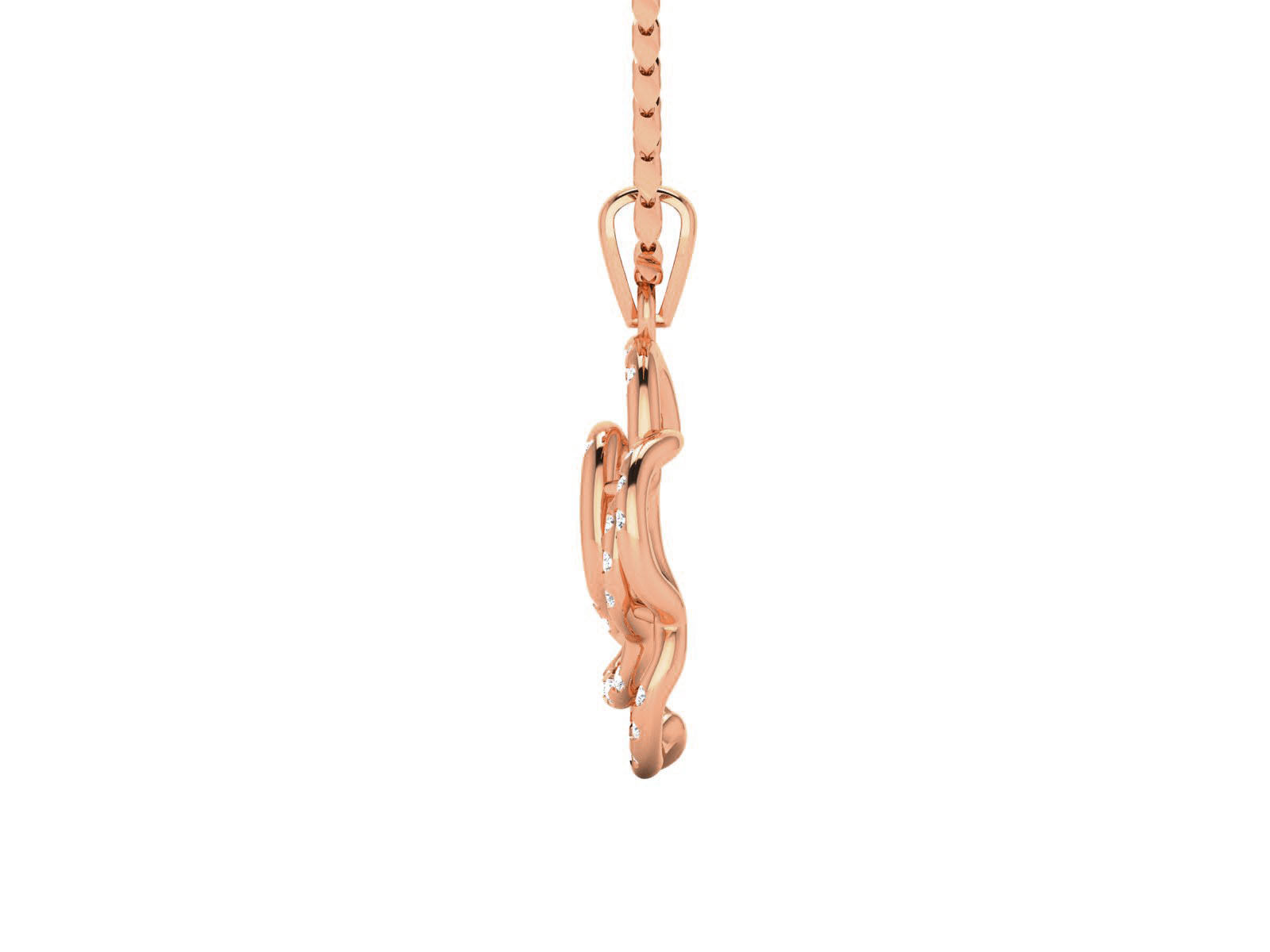 Diamond Pendant 3dm render details 3D print model_8