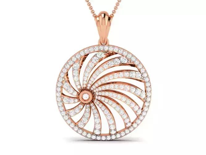 Diamond Pendant 3dm render details