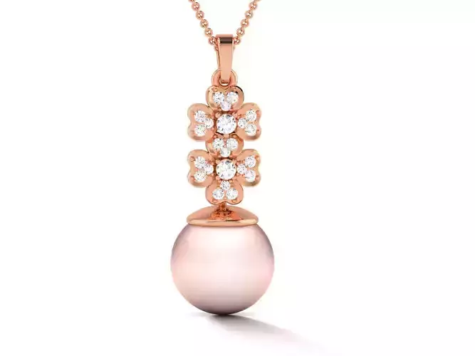 Diamond Pendant 3dm render details