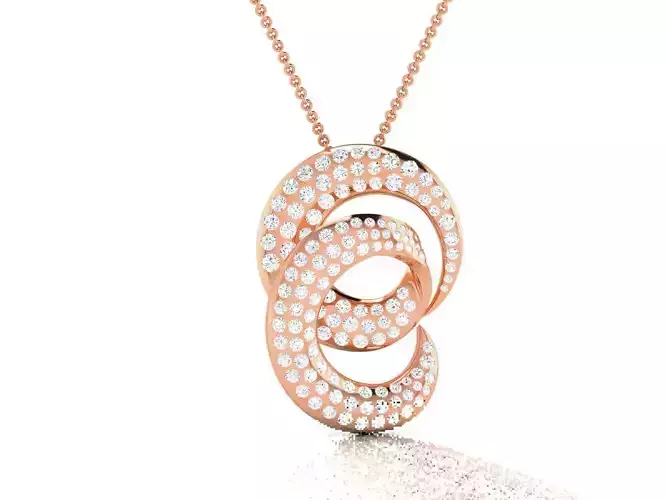 Diamond Pendant 3dm render details