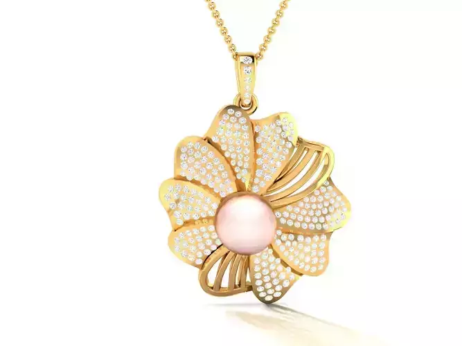 Diamond Pendant 3dm render details