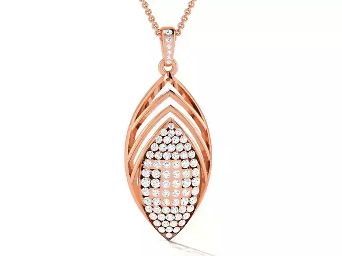 Diamond Pendant 3dm render details