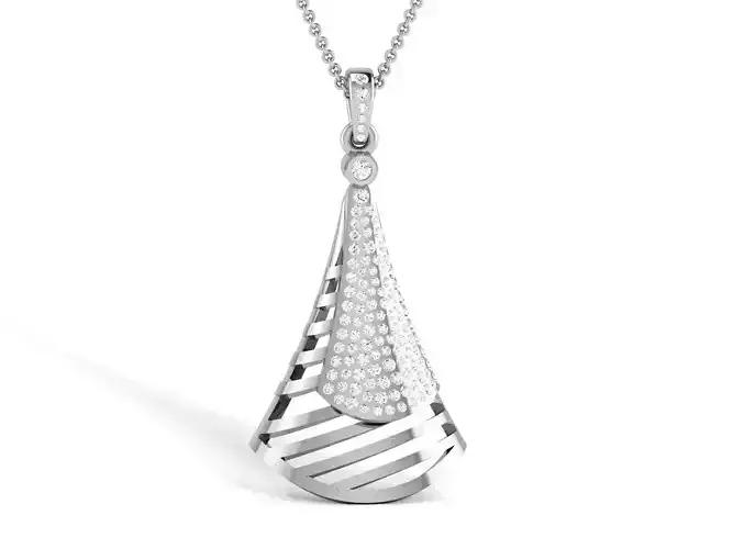 Diamond Pendant 3dm render details