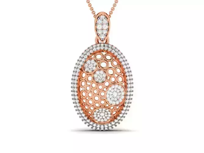 Diamond Pendant 3dm render details