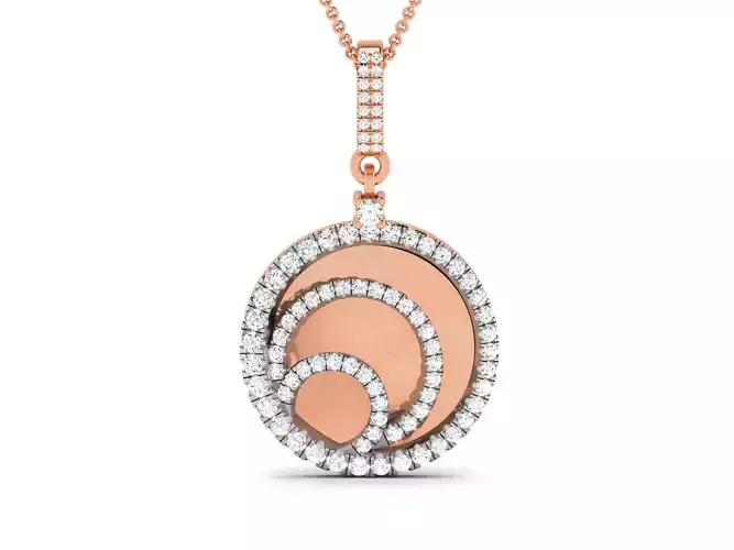 Diamond Pendant 3dm render details