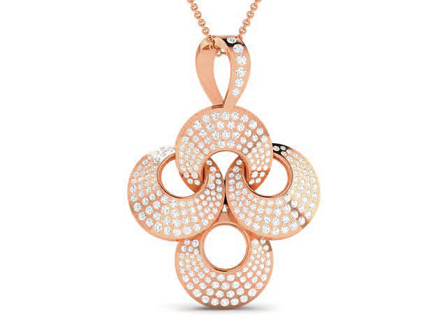 Diamond Pendant 3dm render details 3D print model