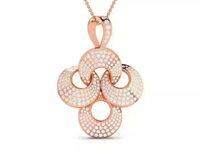 Diamond Pendant 3dm render details