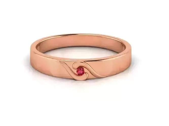 Women Diamond Band Ring 3dm render detail