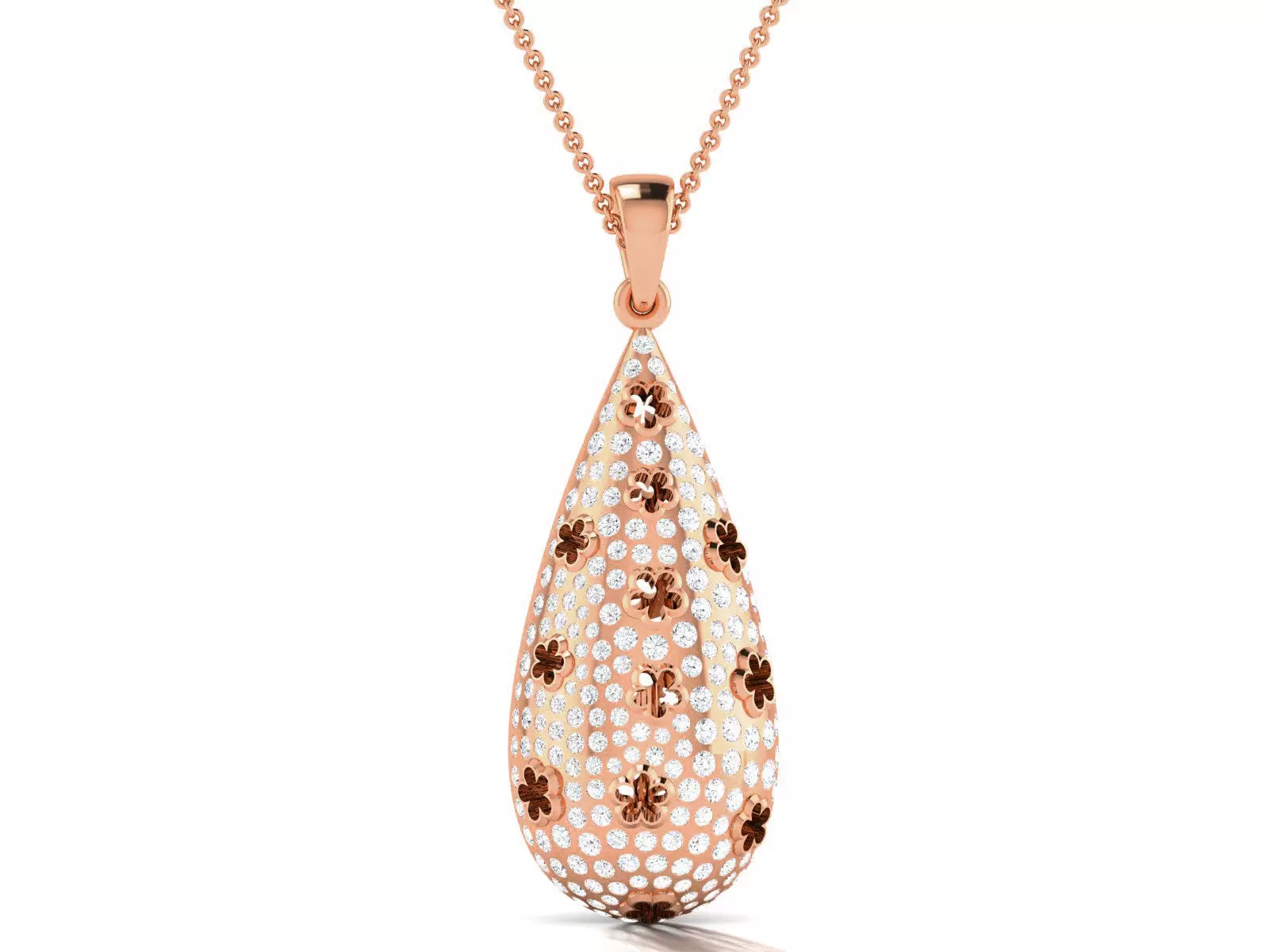 Diamond Pendant 3dm render details 3D print model_0