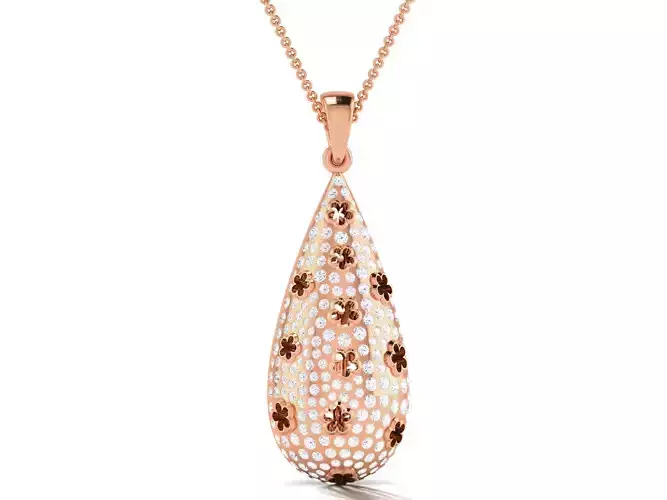 Diamond Pendant 3dm render details