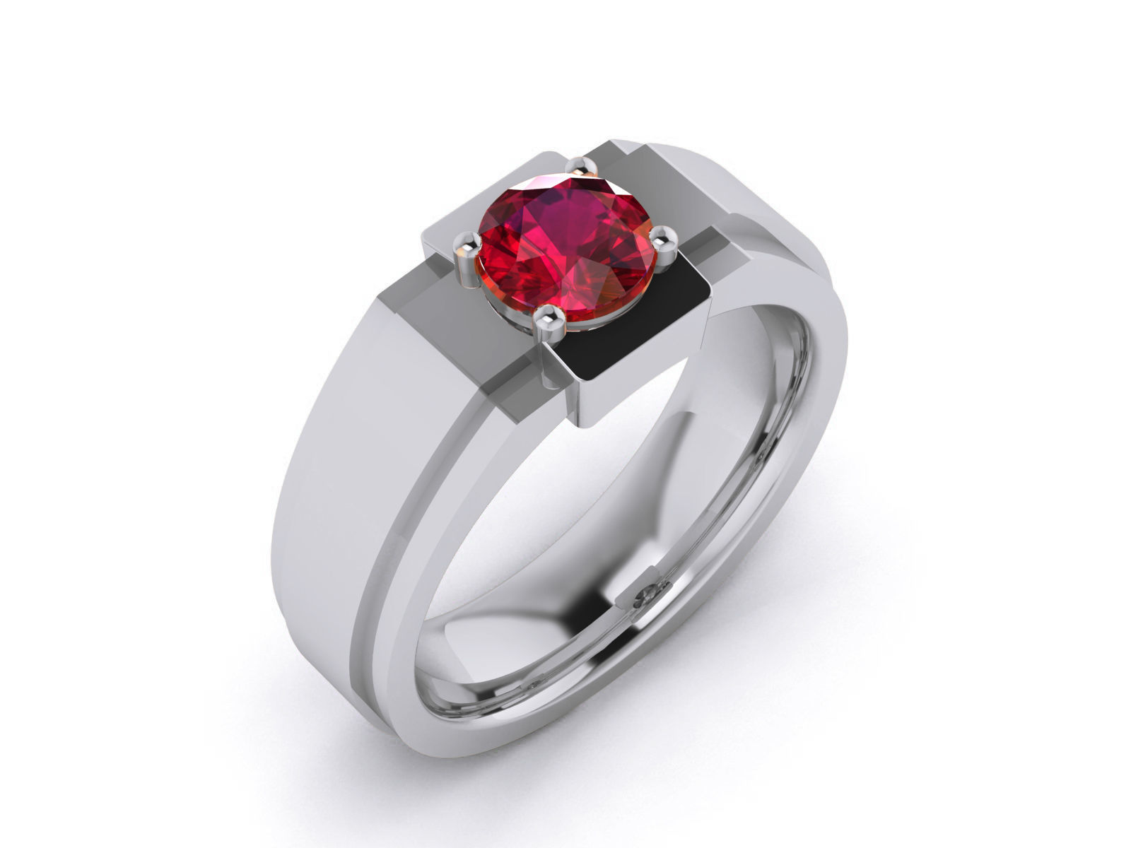 Women Diamond Ring 3dm render detail 3D print model_2