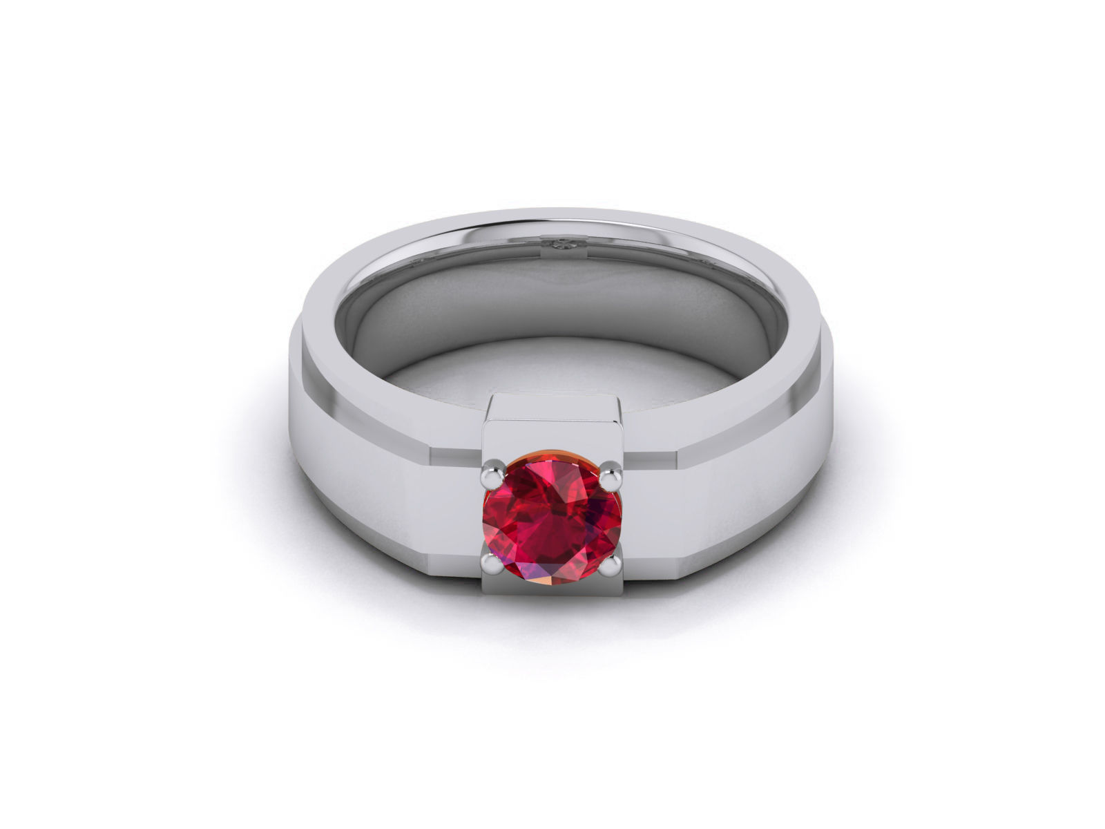 Women Diamond Ring 3dm render detail 3D print model_11