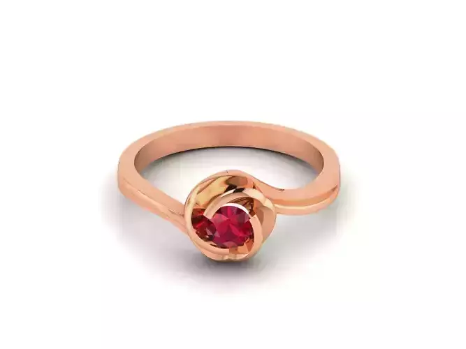 Women Diamond Ring 3dm render detail