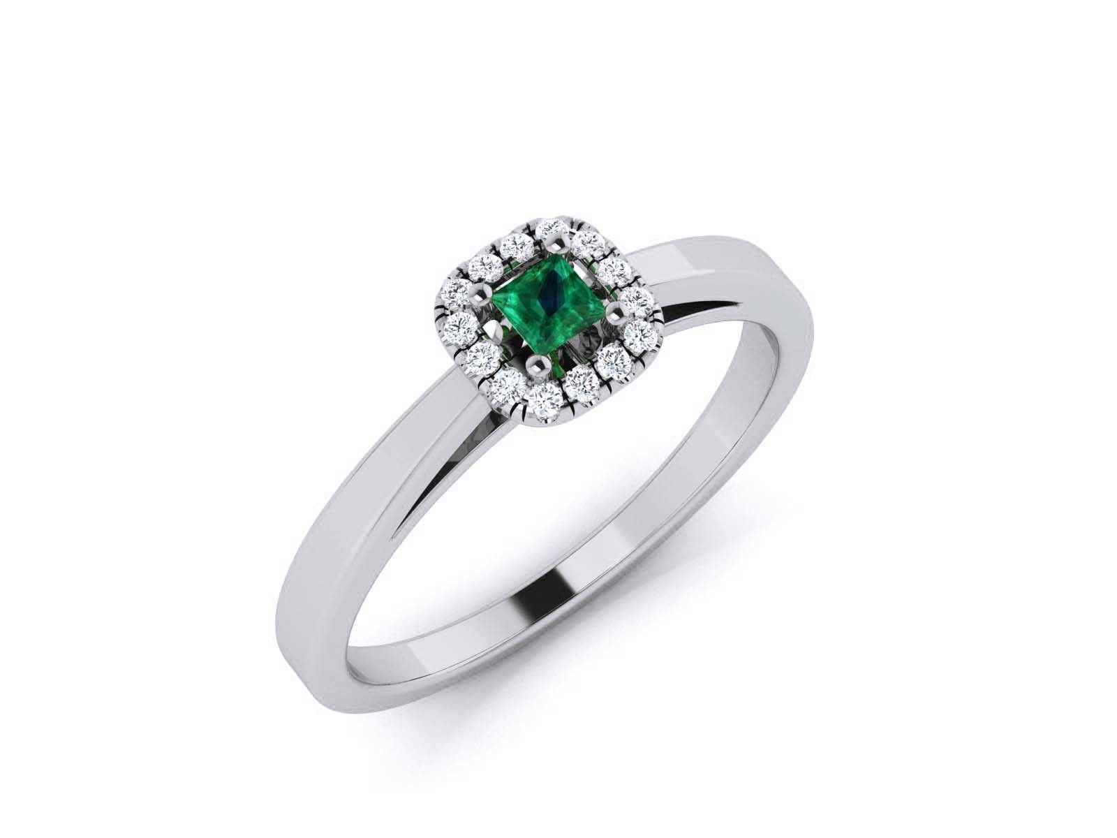 Women Diamond Ring 3dm render detail 3D print model_2