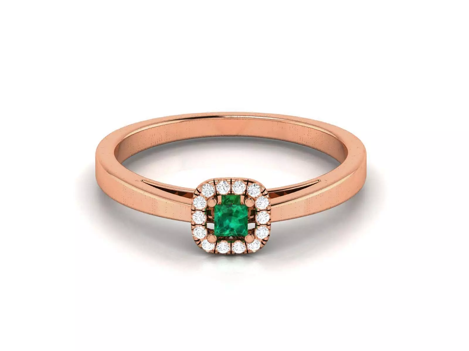 Women Diamond Ring 3dm render detail 3D print model_0