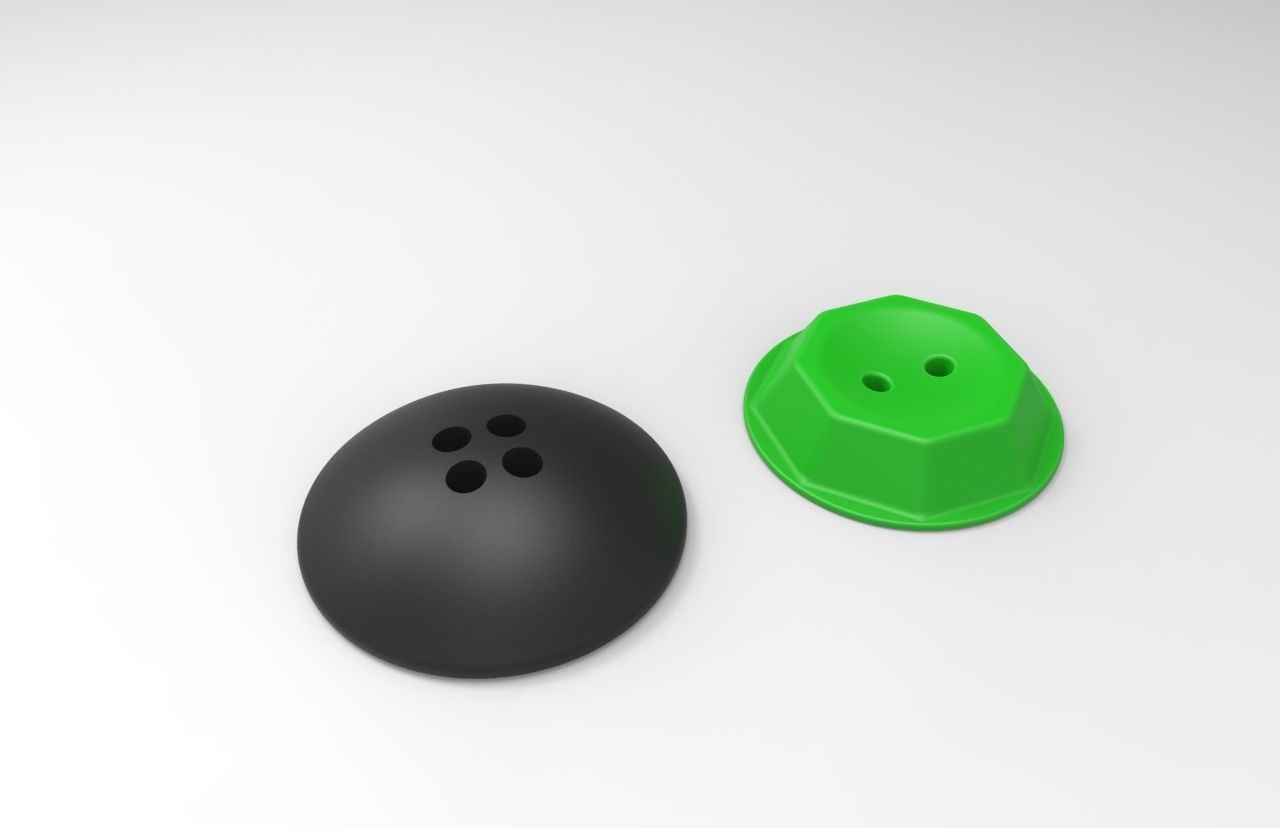 Buttons 3D print model_1