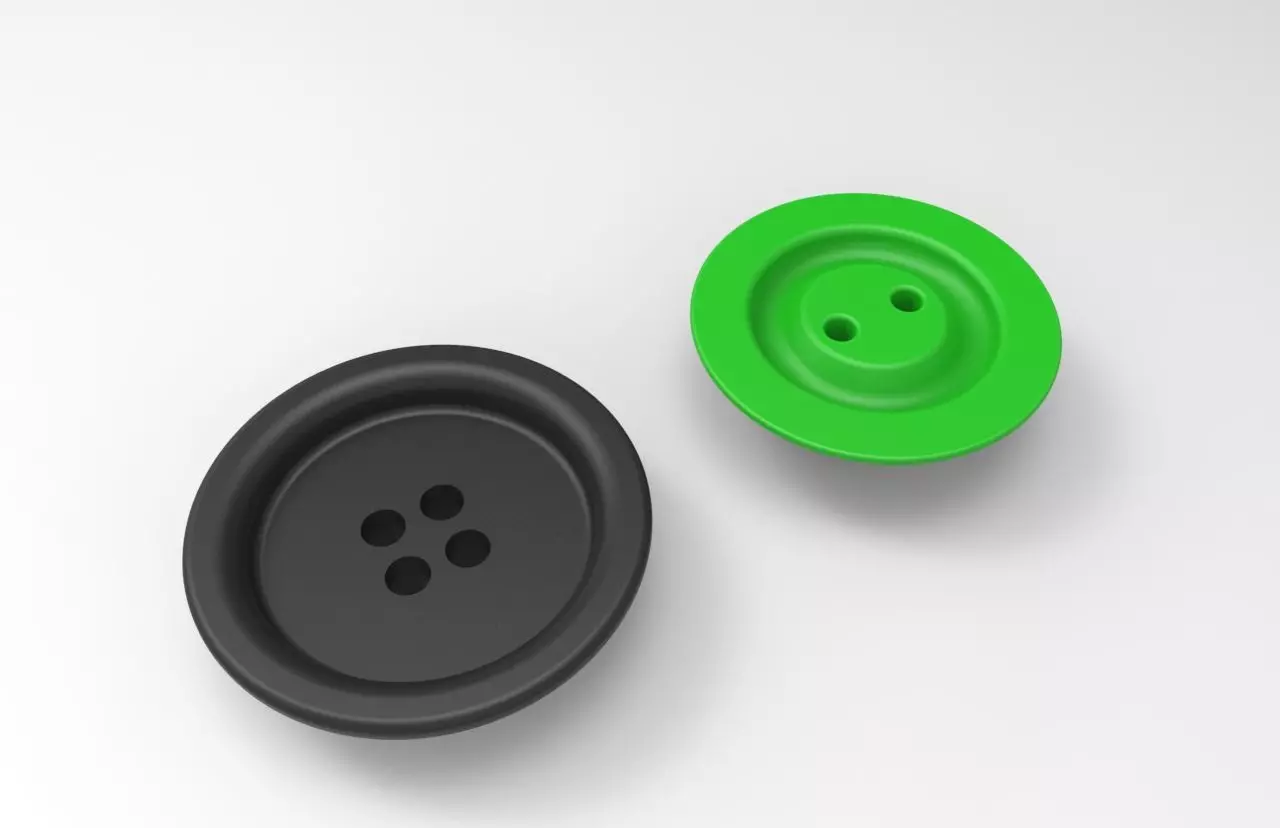 Buttons 3D print model_0