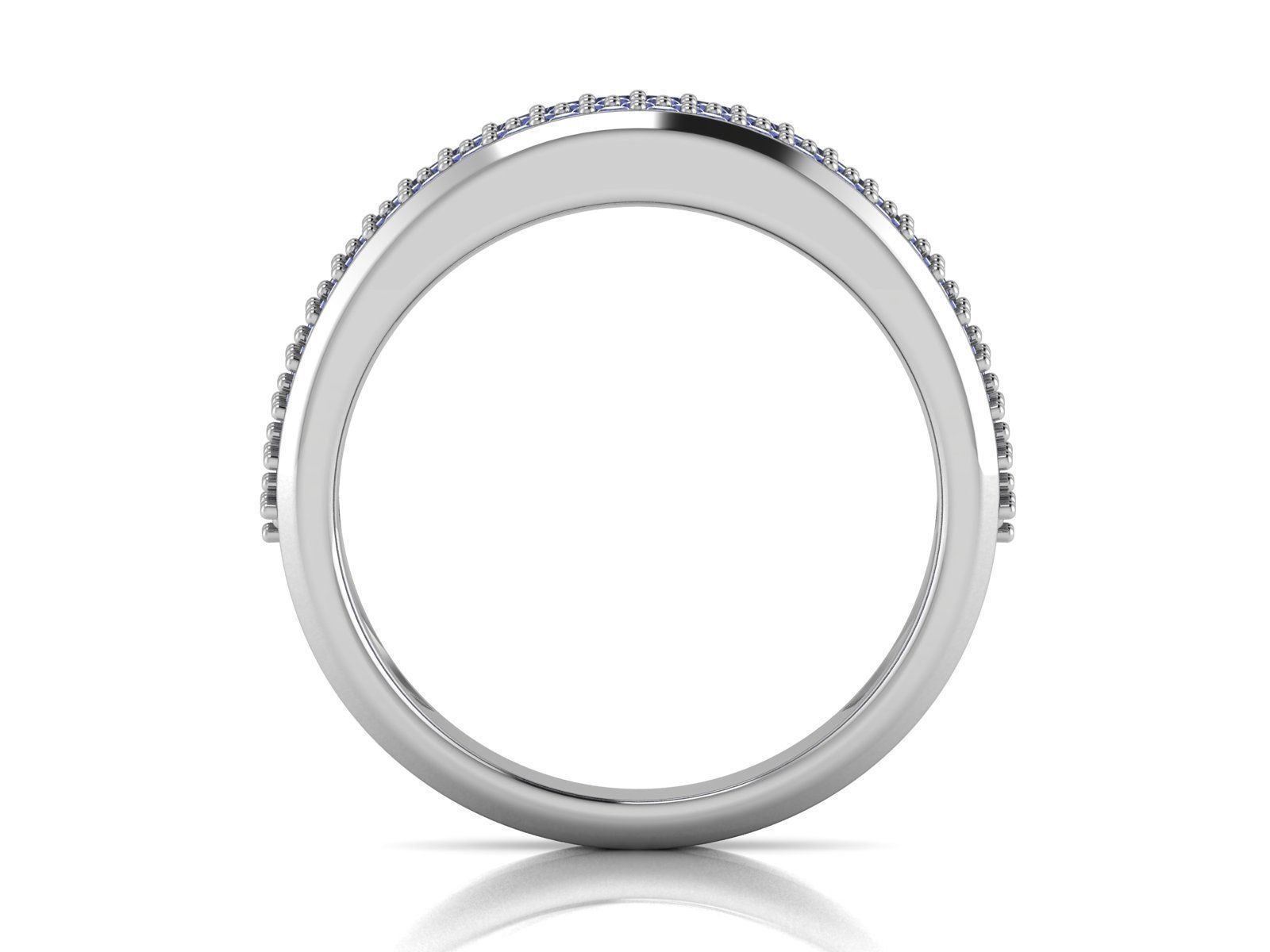 Women Diamond Ring 3dm render detail 3D print model_2