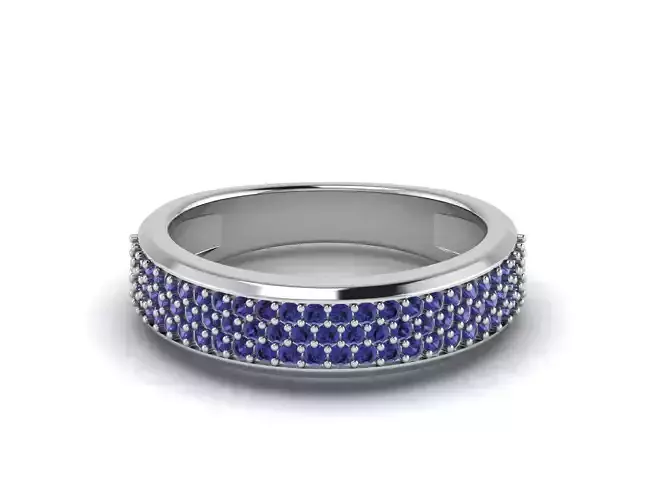 Women Diamond Ring 3dm render detail