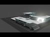 Sci-fi residence villa 3D model_1
