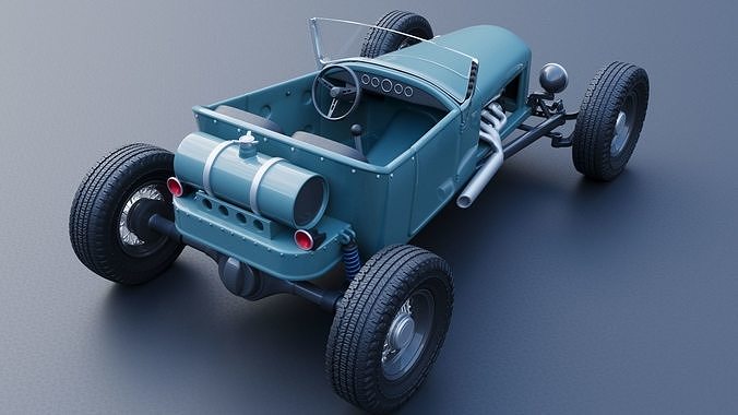 Model T Hot Rod 3D print model 7