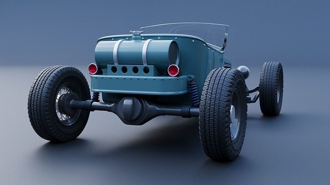 Model T Hot Rod 3D print model 6
