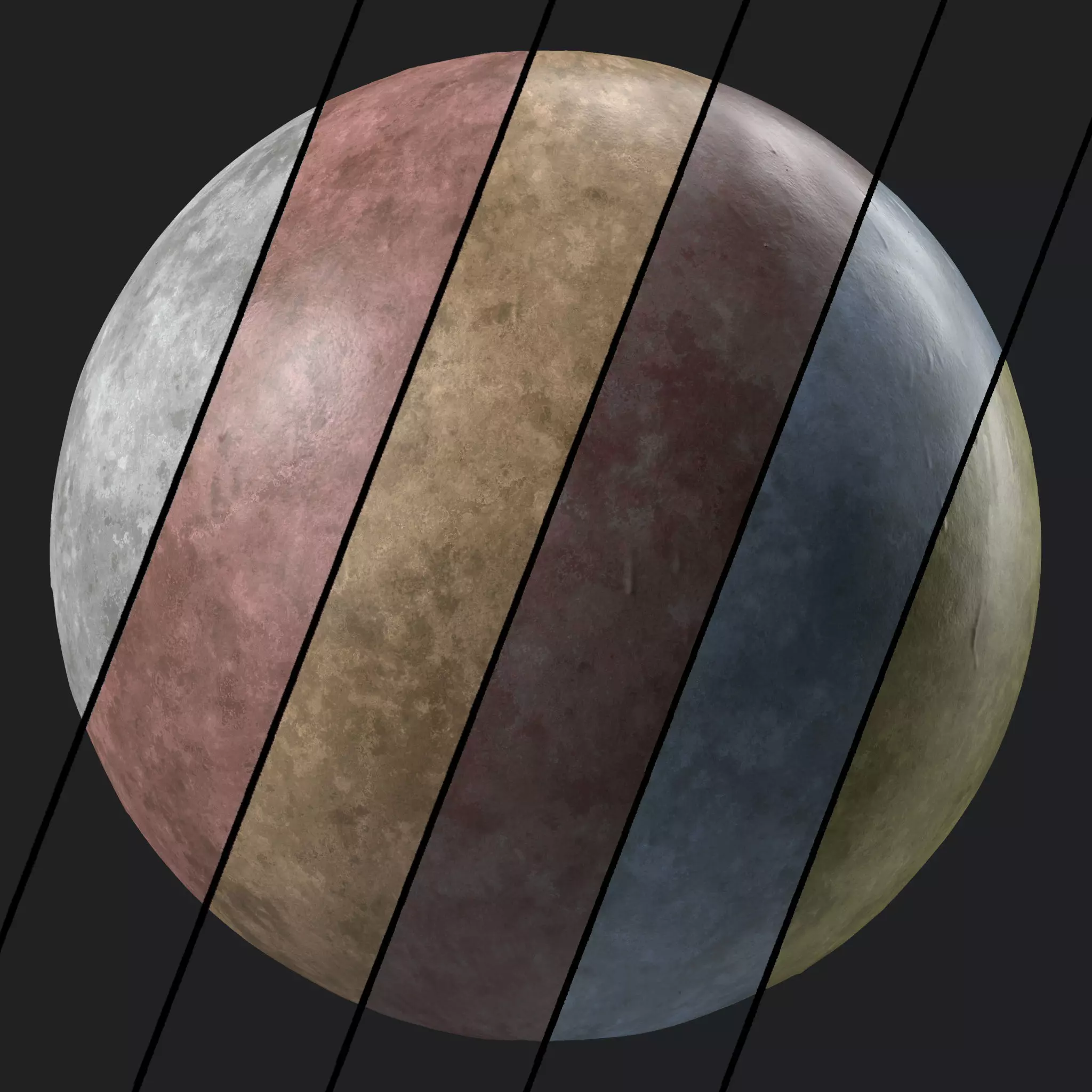 Plaster Materials 43- Spray Painted Plaster - sbsar pbr seamless Texture_0