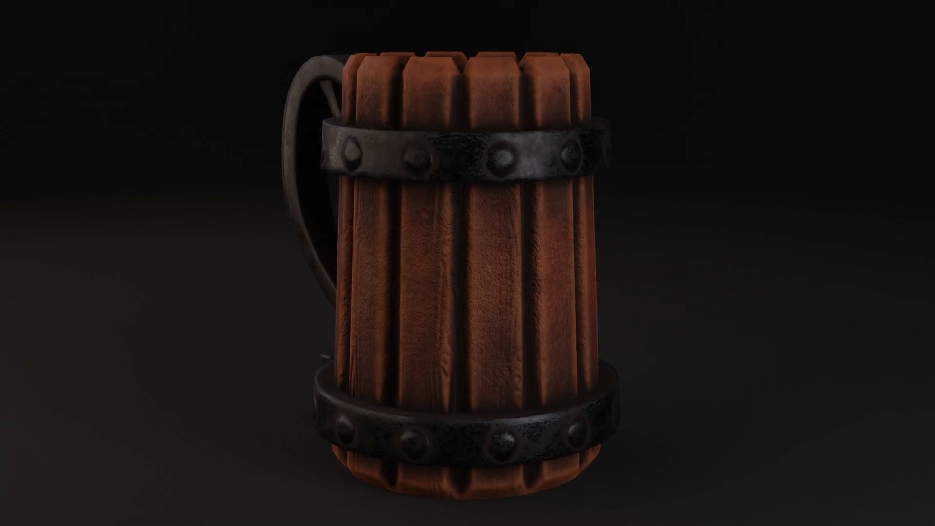 Fantasy Mug Low-poly 3D model_2