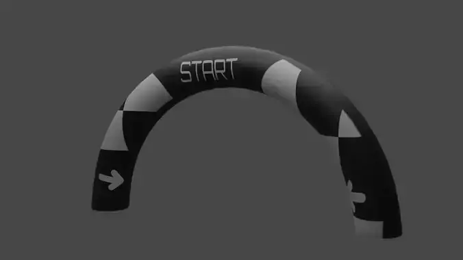 Racing Arch  Free 3D model