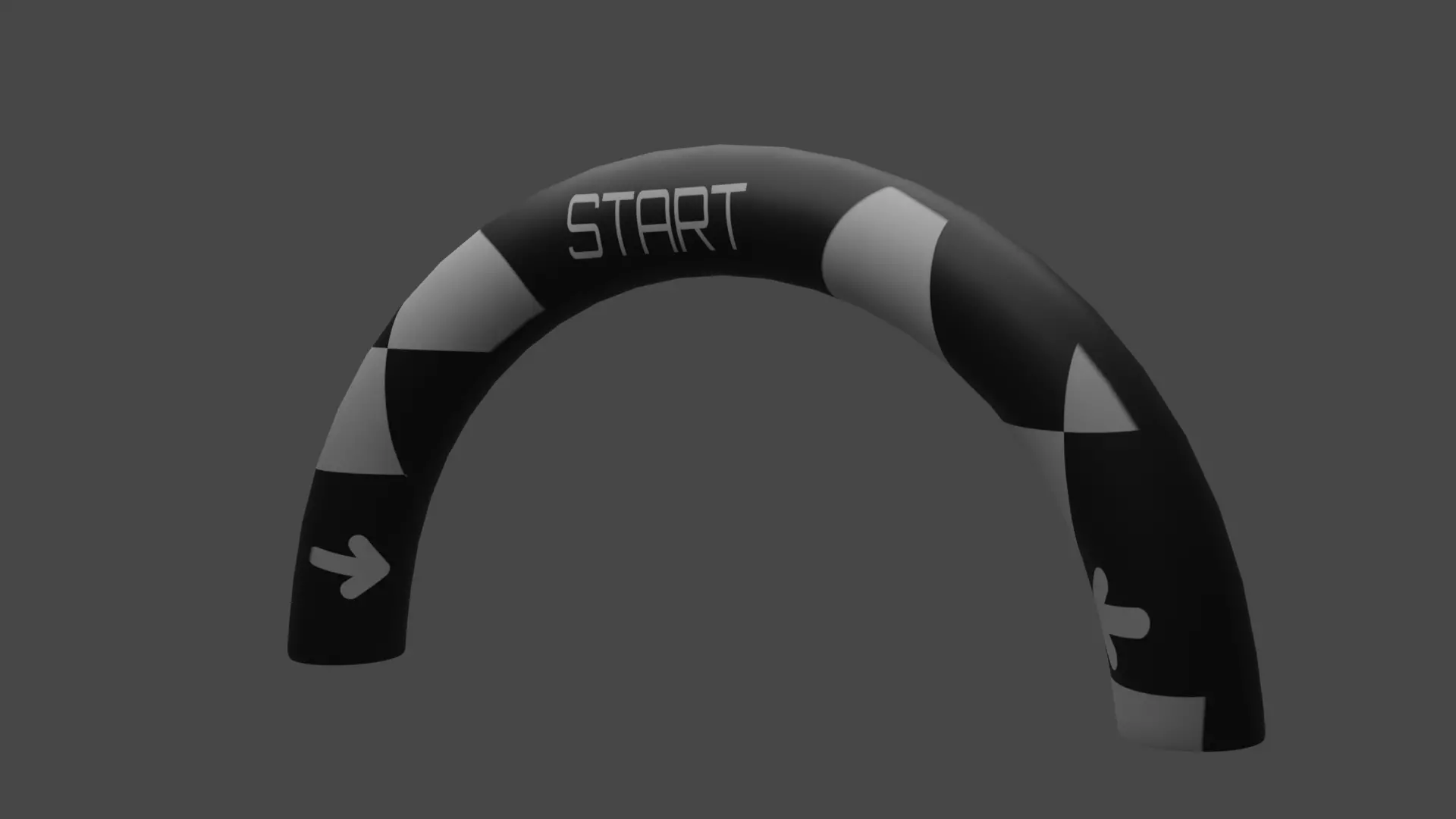 Racing Arch  Free 3D model_0