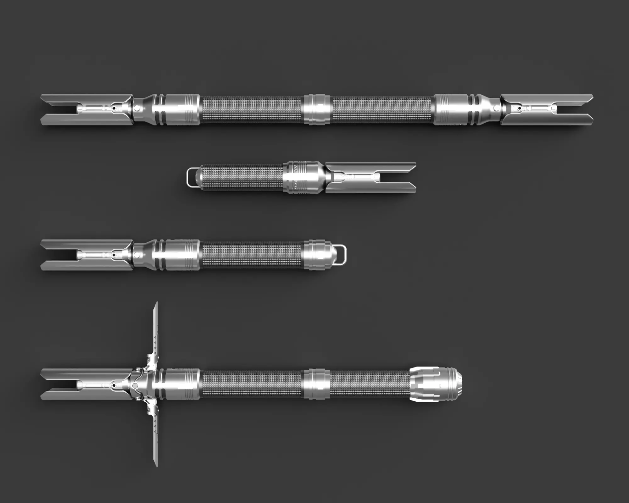 Jedi Survivor - Jaro Tapal Cal Kestis Lightsaber Parts LGT XRGB 3D print model