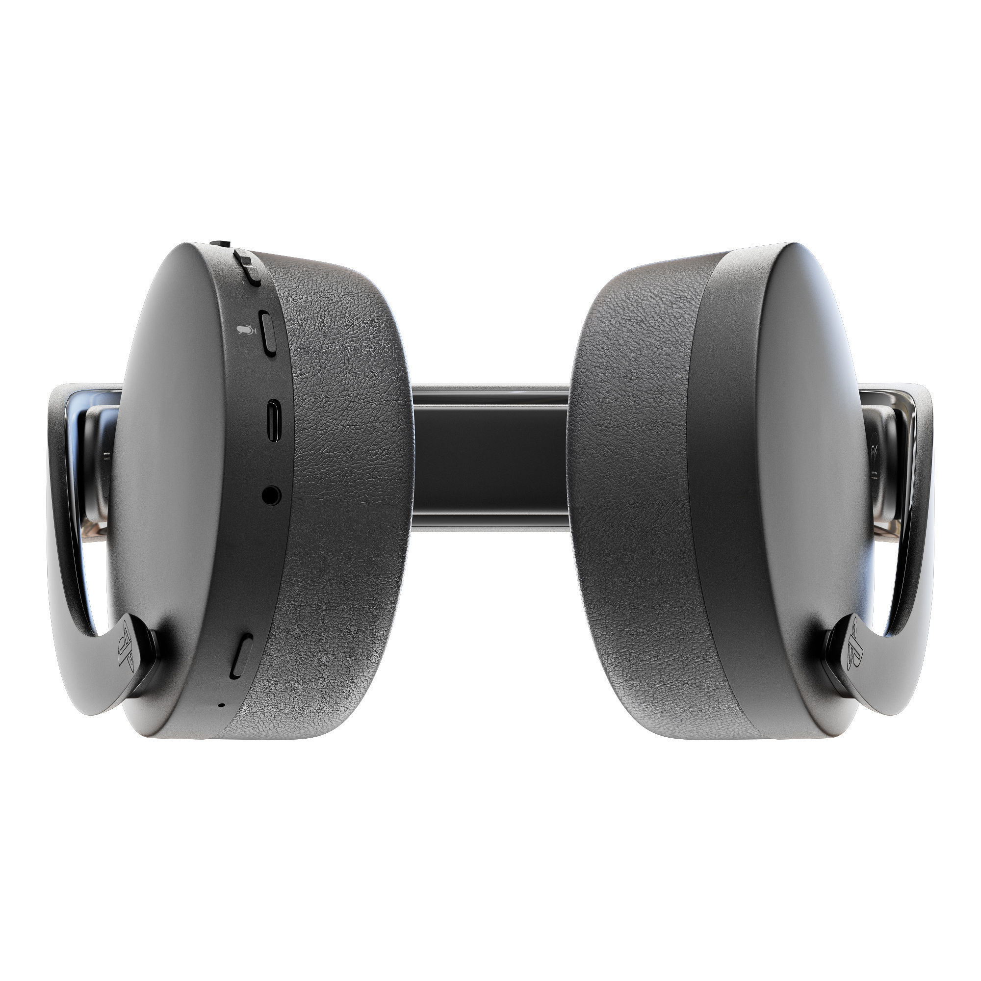 Sony pulse 3d black wireless headset 3D model_5
