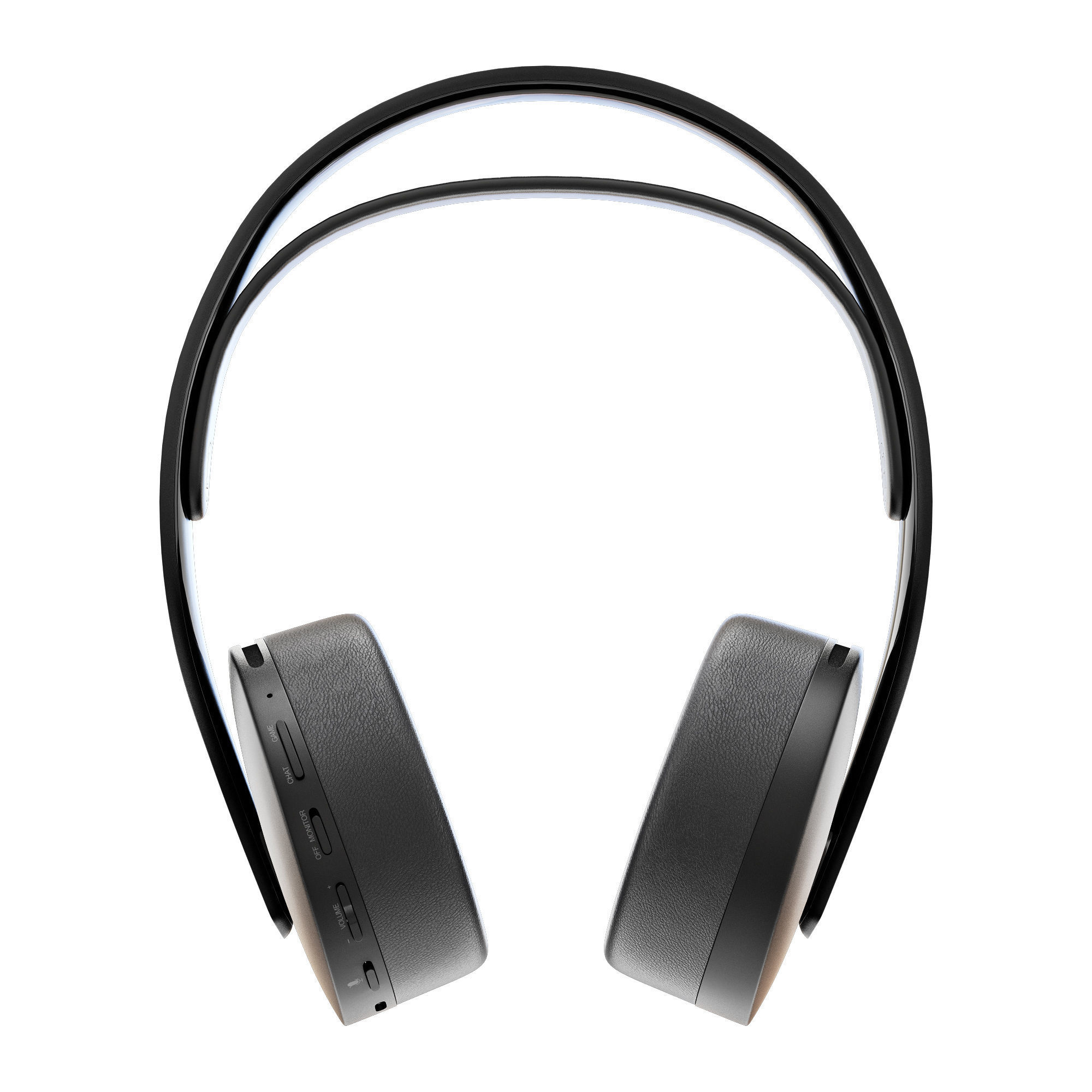 Sony pulse 3d black wireless headset 3D model_1
