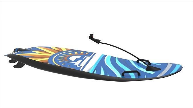 JETSURF Low-poly 3D model