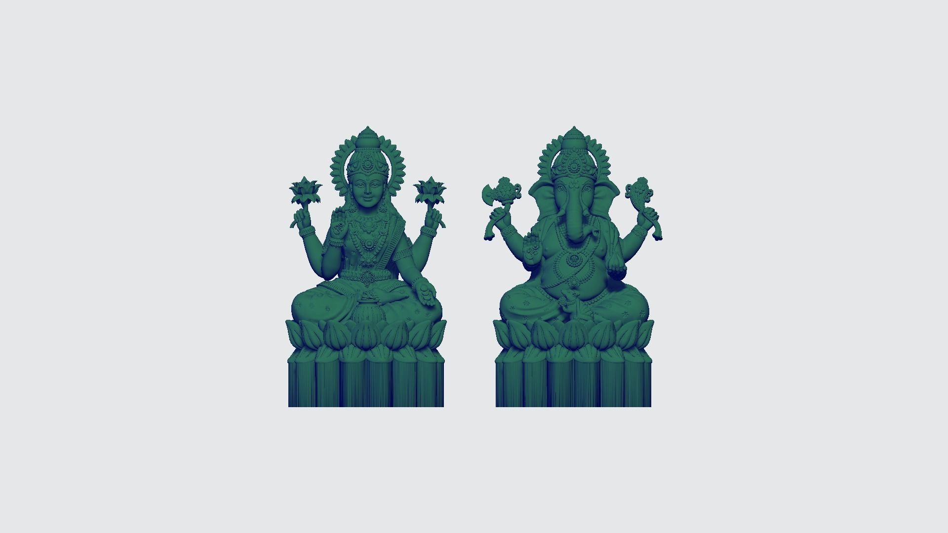 Lakshmi Ganesh set3 Artwork-22 3D print model_4