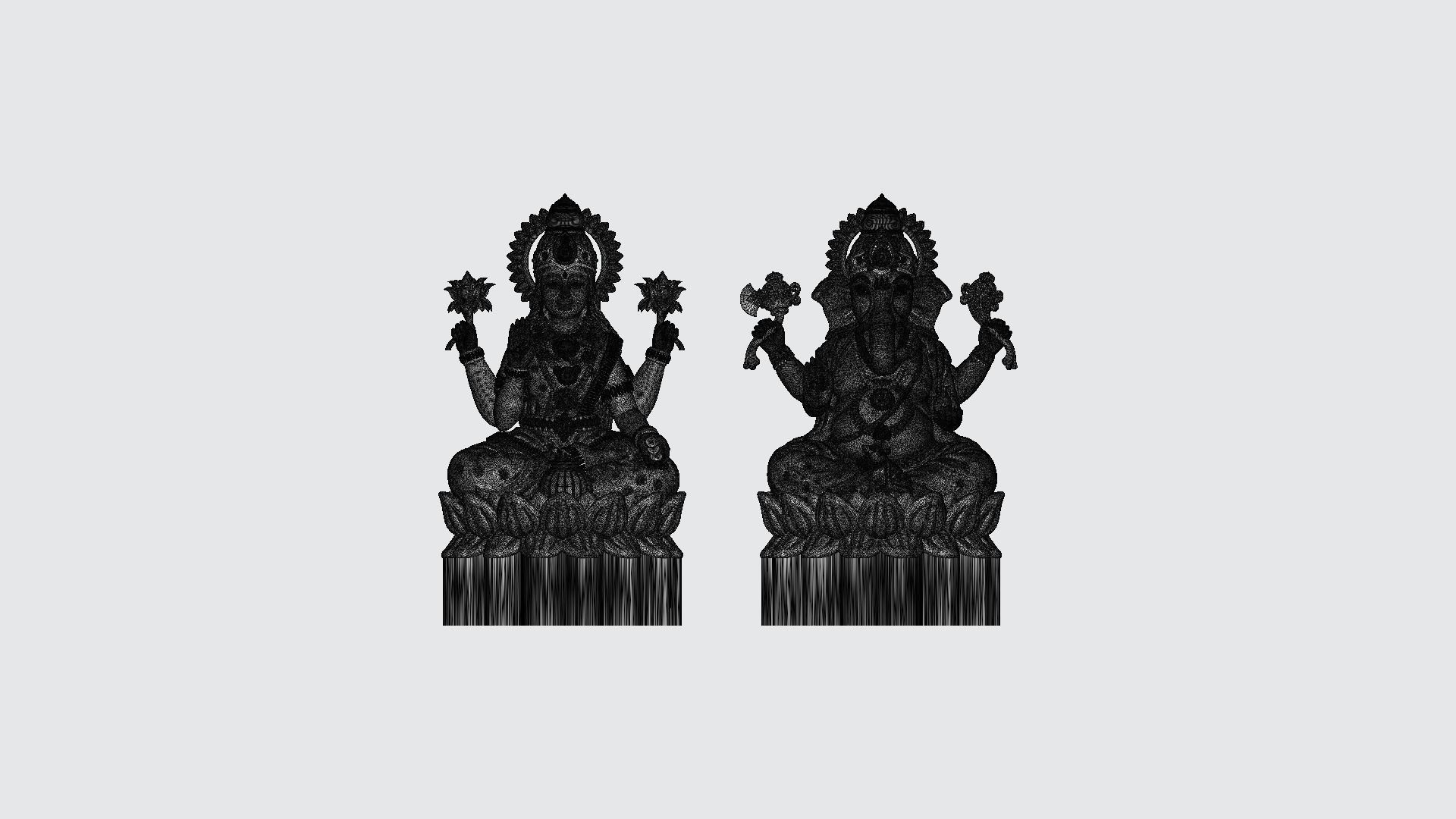 Lakshmi Ganesh set3 Artwork-22 3D print model_5