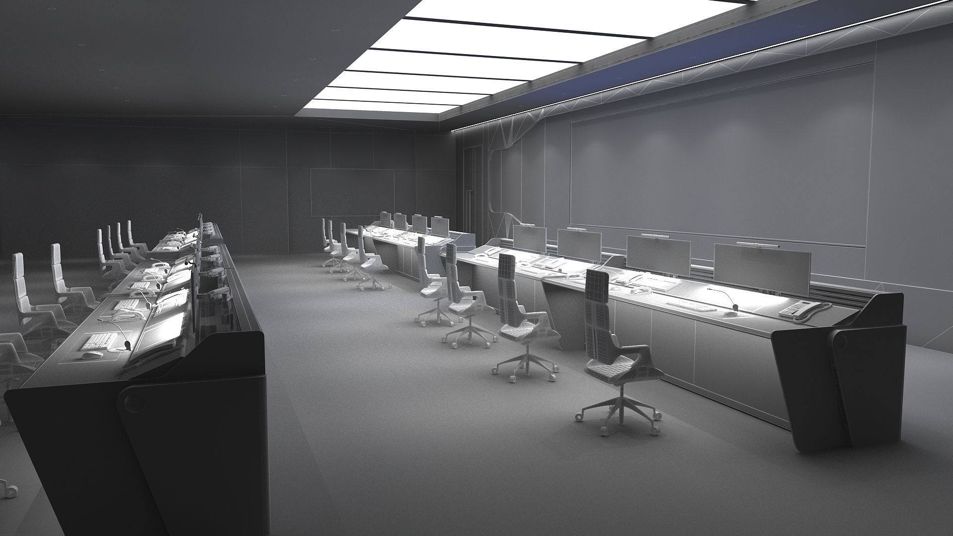 modern control room 3D model_14