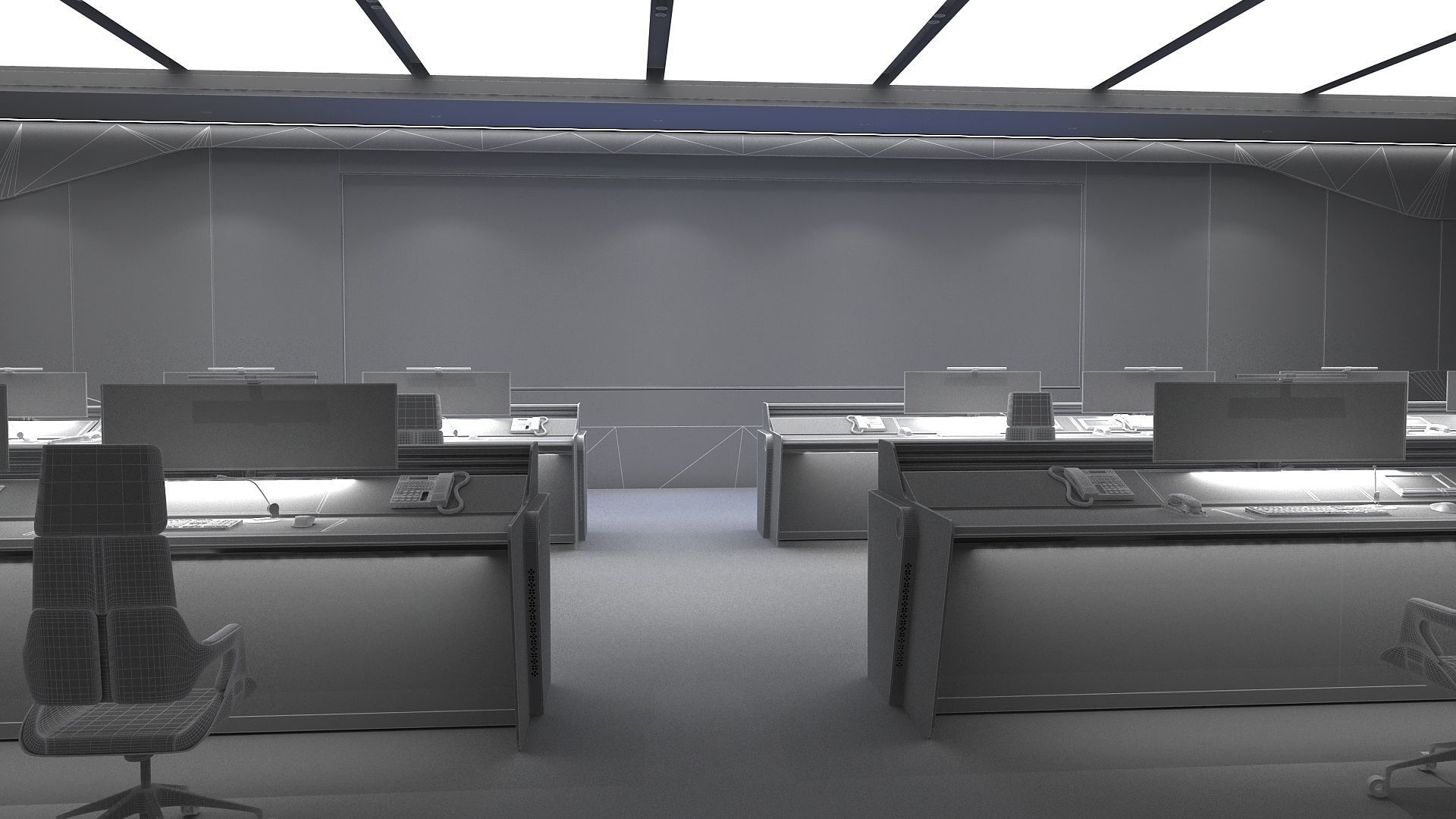 modern control room 3D model_13